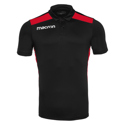 Поло парадное MACRON FOLK POLO BLACK/RED