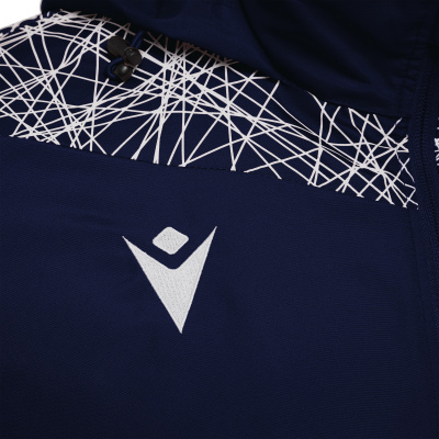 Куртка спортивная MACRON LAHTI MESH LINED SHOWERJACKET NAVY/WHITE