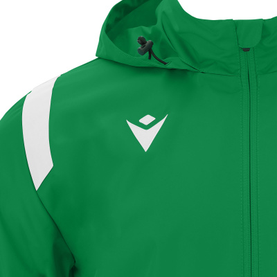 Куртка спортивная MACRON SARANSK MESH LINED WINDBREAKER GREEN/WHITE