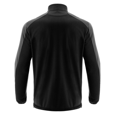 Толстовка тренировочная MACRON ARNO TRAINING 1/4 ZIP TOP BLACK/DARK GREY