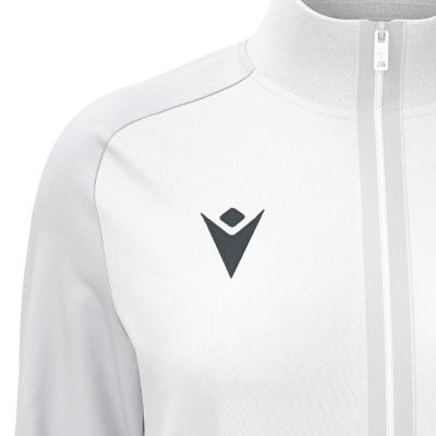 Олимпийка парадная женская MACRON RAMA FULL LENGTH ZIP TOP WHITE/LIGHT GREY