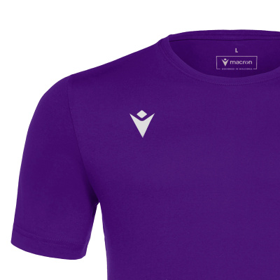 Футболка спортивная х/б MACRON BOOST ECO T-SHIRT PURPLE