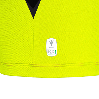 Футболка спортивная MACRON SCORPIO ECO SHIRT NEON YELLOW/BLACK