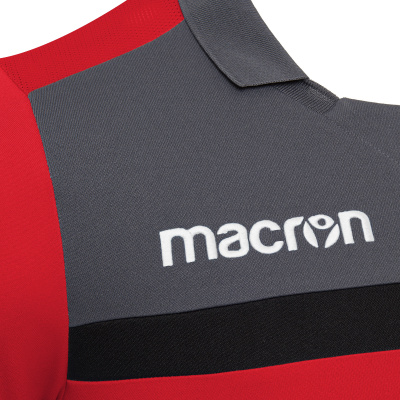 Футболка спортивная MACRON FEO SHIRT RED/ANTHRACITE
