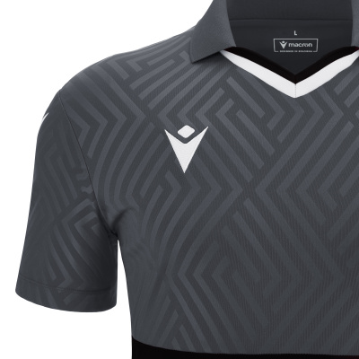 Футболка спортивная MACRON CHARON ECO SHIRT ANTHRACITE/BLACK/WHITE