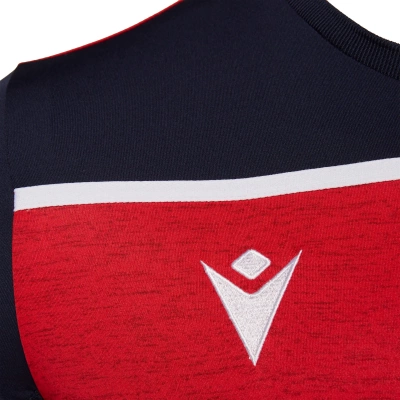 Футболка спортивная MACRON DENEB SHIRT RED/NAVY/WHITE