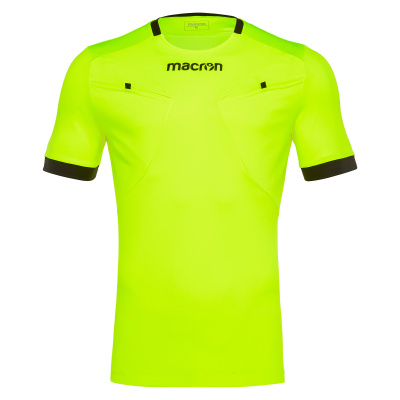 Футболка спортивная MACRON ARCTURUS SHIRT NEON YELLOW/BLACK