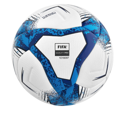 Мяч футбольный MACRON TSUNAMI XI FOOTBALL MATCH DAY BALL WHITE/NEON BABY BLUE/NAVY
