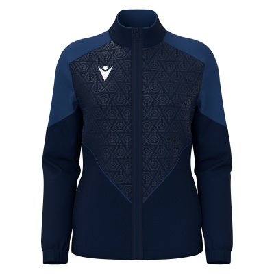 Олимпийка парадная женская MACRON ARTEMIS FULL LENGTH ZIP TOP NAVY/LIGHT NAVY