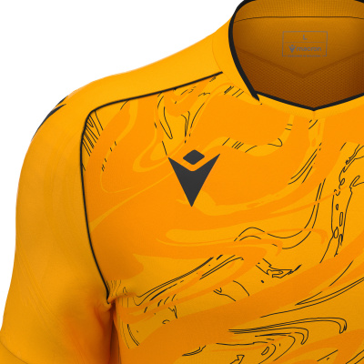 Футболка спортивная MACRON ARCANE ECO SHIRT AMBER/BLACK