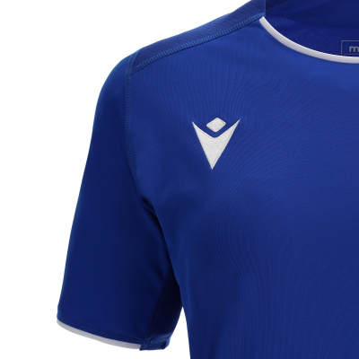 Футболка спортивная женская MACRON WIDIA ECO SHIRT ROYAL BLUE/DARK ROYAL BLUE/WHITE