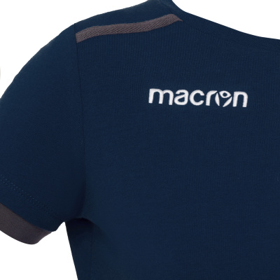 Футболка спортивная женская MACRON VIOLIN T-SHIRT NAVY/WHITE