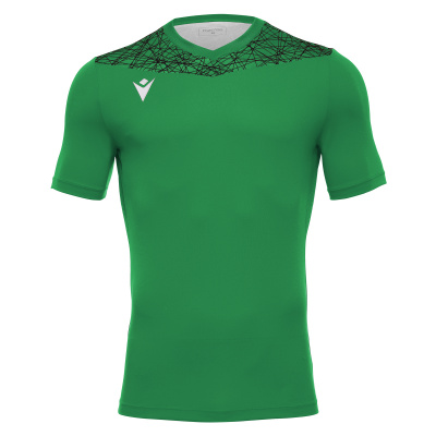 Футболка спортивная MACRON NASH SHIRT GREEN/BLACK