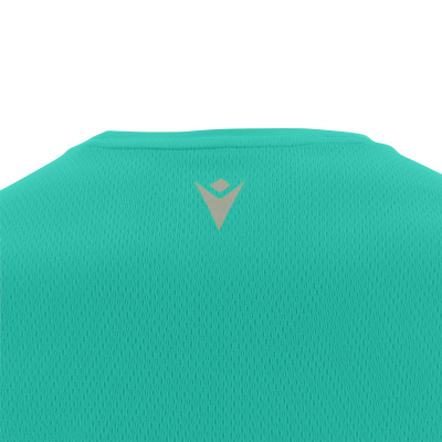 Футболка спортиная MACRON IVAN SHIRT TURQUOISE/BLACK