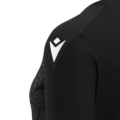 Футболка спортивная женская MACRON DRYAD BLACK/DARK GREY