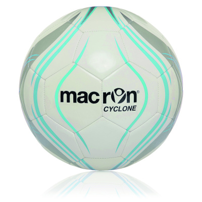 Мяч футбольный тренировочный MACRON CYCLONE N.5 WHITE/ROYAL BLUE