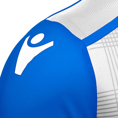 Футболка спортивная MACRON WEZEN SHIRT WHITE/ROYAL BLUE