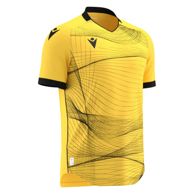 Футболка спортивная MACRON WYVERN ECO SHIRT YELLOW/BLACK