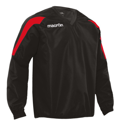 Куртка тренировочная MACRON RUBY TRAINING CONTACT TOP BLACK/RED