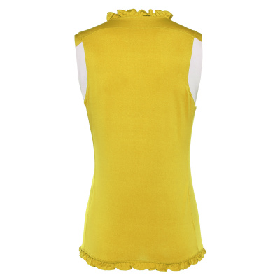 Майка спортивная MACRON XENON SLEEVELESS SHIRT YELLOW/WHITE