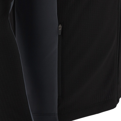 Олимпийка спортивная MACRON SUCCESS FULL ZIP HOODED 3D TOP BLACK/ANTHRACITE
