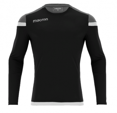 Футболка спортивная MACRON TITAN SHIRT LS BLACK/WHITE