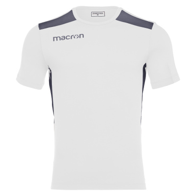 Футболка спортивная х/б MACRON FLUTE T-SHIRT WHITE/ANTHRACITE