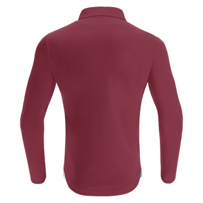Футболка спортивная MACRON NUNKI SHIRT LS CARDINAL/COLUMBIA/WHITE