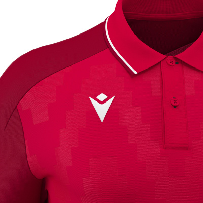 Поло парадное MACRON ECHOES POLO RED/WHITE