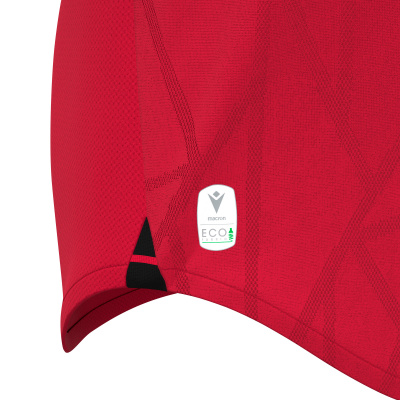 Футболка спортивная MACRON CERBERUS ECO SHIRT RED/BLACK