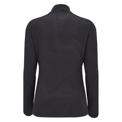 Тренировочная олимпийка женская MACRON ESTELLE ICON FULL ZIP TOP BLACK