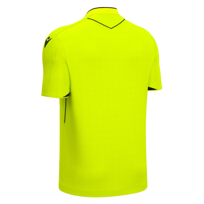 Футболка судейская проф. MACRON MENDEZ ECO SHIRT NEON YELLOW/BLACK
