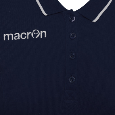 Поло спортивное женское MACRON DESI POLO NAVY/WHITE