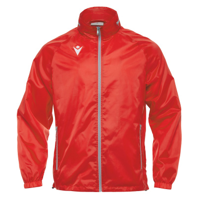 Ветровка спортивная MACRON PRAIA HERO MESH LINED WINDBREAKER RED