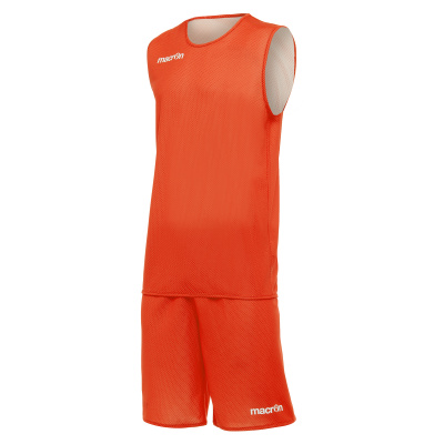 Комплект баскетбольный MACRON X400 SET REVERSIBLE ORANGE/WHITE