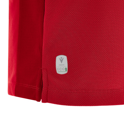 Майка спортивная MACRON TELLURIUM ECO WOMAN SHIRT RED/WHITE