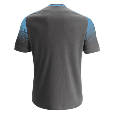 Футболка спортивная MACRON ALIOTH ECO SHIRT ANTHRACITE/COLUMBIA