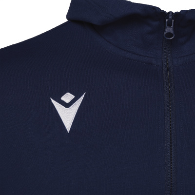 Олимпийка спортивная MACRON CELLO FULL ZIP HOODED SWEATSHIRT NAVY