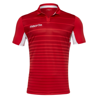 Футболка спортивная MACRON TABIT SHIRT RED/WHITE