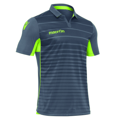 Футболка спортивная MACRON TABIT SHIRT ANTHRACITE/NEON YELLOW