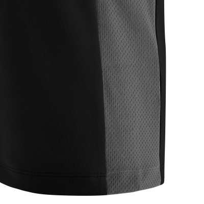 Футболка спортивная женская MACRON ZINC SHIRT BLACK/DARK GREY/WHITE