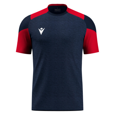 Футболка спортивная MACRON GOLEM SHIRT NAVY/RED
