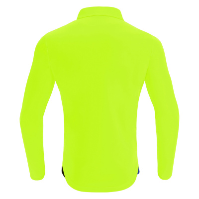 Футболка спортивная MACRON NUNKI SHIRT LS NEON YELLOW/BLACK/ROYAL BLUE