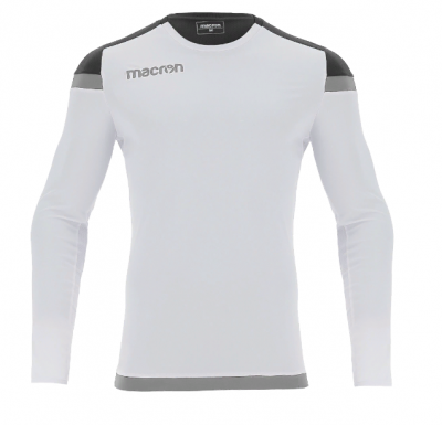 Футболка спортивная MACRON TITAN SHIRT LS WHITE/BLACK