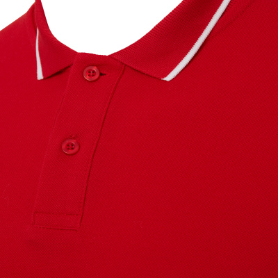 Поло парадное MACRON ZOUK POLO RED/WHITE