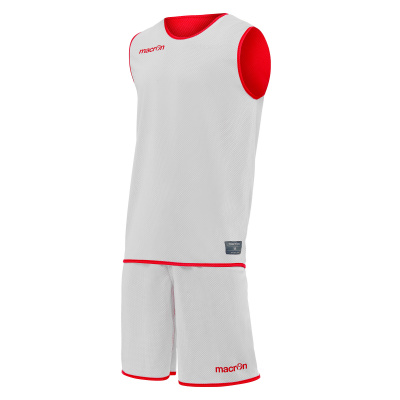 Комплект баскетбольный MACRON X400 SET REVERSIBLE RED/WHITE