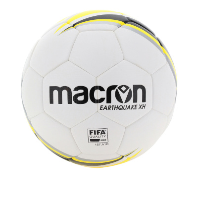 Мяч футбольный MACRON EARTHQUAKE XH FOOTBALL MATCH DAY BALL WHITE/YELLOW