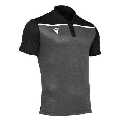 Поло парадное MACRON JUMEIRAH POLO BLACK/WHITE