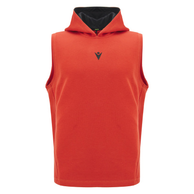 Худи спортивное MACRON REMI ICON COTTON HOODYSLEVELESS CLAY RED