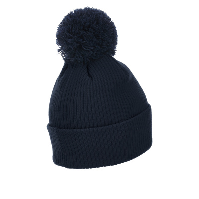 Шапка спортивная MACRON SNOW POMPON BEANIE NAVY